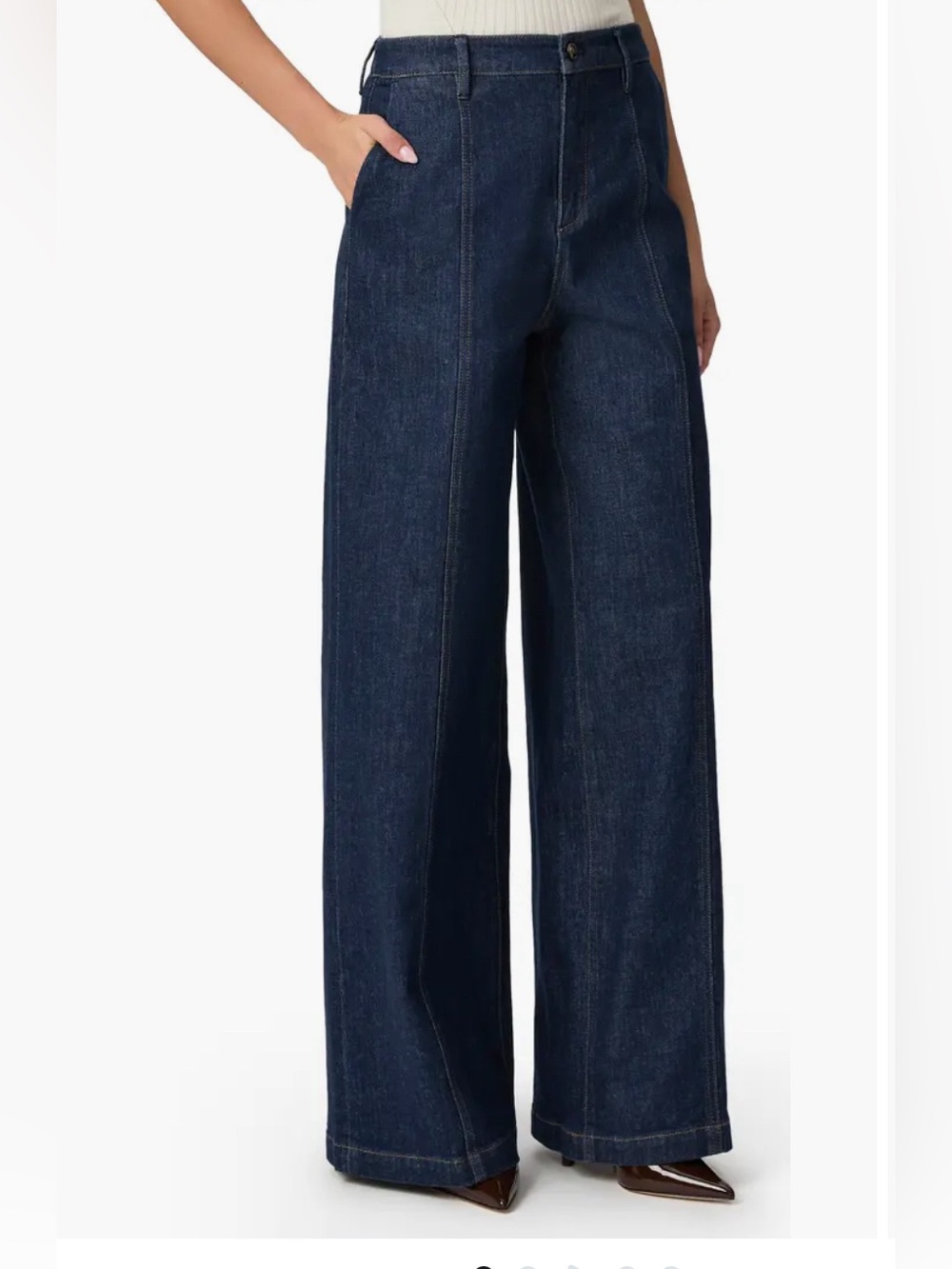 Aurora Seamed Super Wide Leg Trouser Jeans